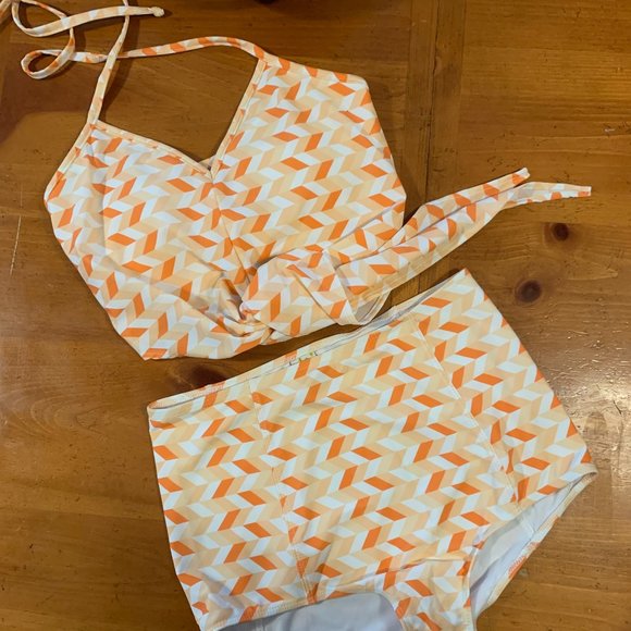 NWOT Kortni Jeane 2-piece bathing suit - Picture 1 of 11